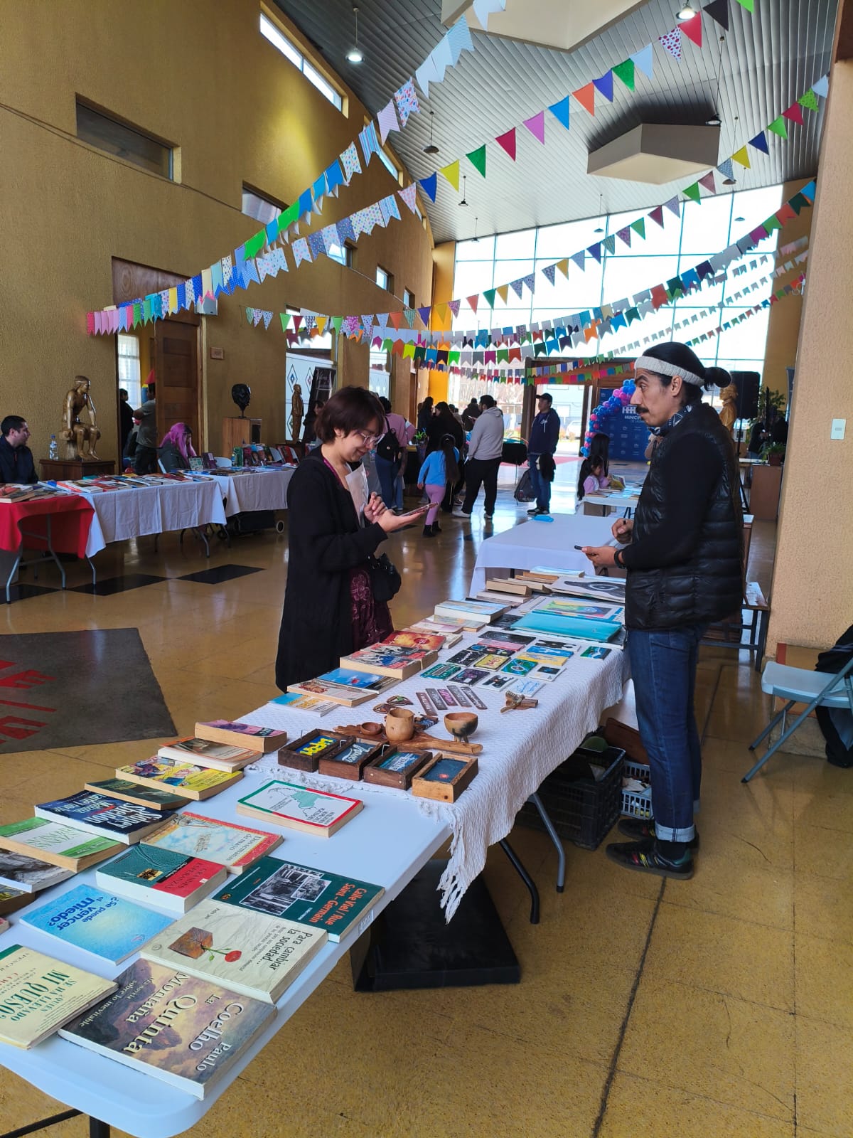 Segunda Feria del Libro Usado reunió a más de 10 expositores en Lautaro